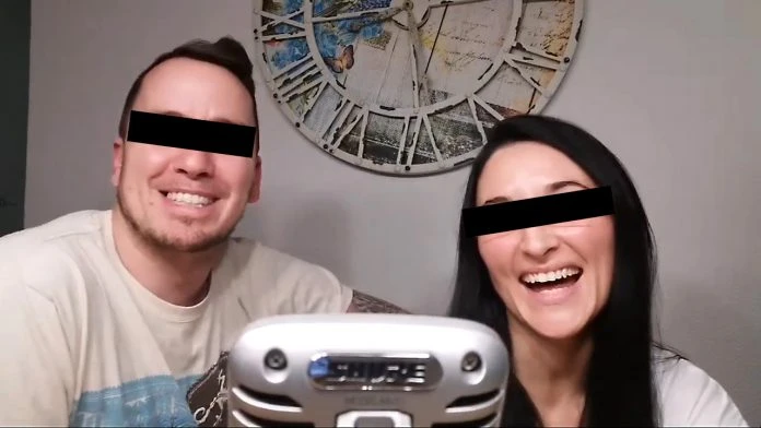 Große Freude bei Ignaz Bearth und Liane Steup nach der gelungenen 25.000€-Abzocke
