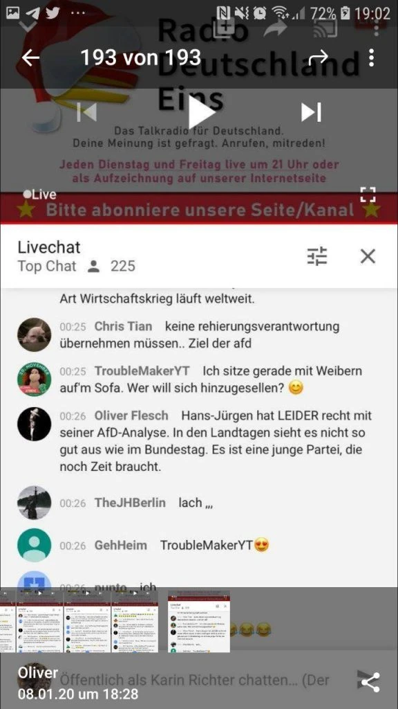 Team Heimat verteilt Strikes an YouTuber - Carsten Jahn weiß von nichts - YouTube Strike Oliver Flesch Sperre Löschung